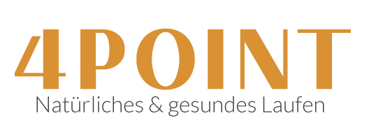 Logo von 4Point in Beige - Natürliches & gesundes Laufen durch Maßeinlagen